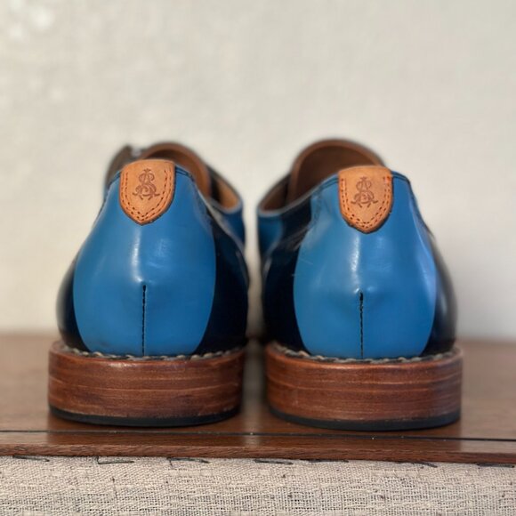 Office of Angela Scott Mr. Smith EU43 US M10 W11.5 Black and Blue Oxford - Picture 8 of 10